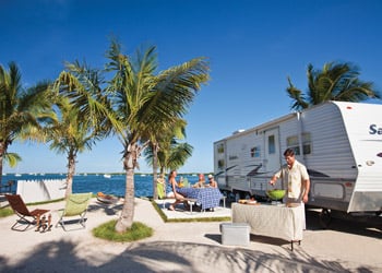 Trailer Camping in Key Largo