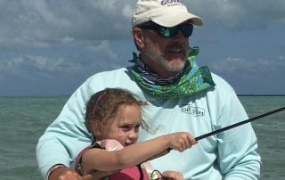 Fishing guide with child Florida Keys